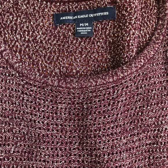 Skater Style Maroon Sparkly Dress (MEDIUM) - Picture 3 of 3